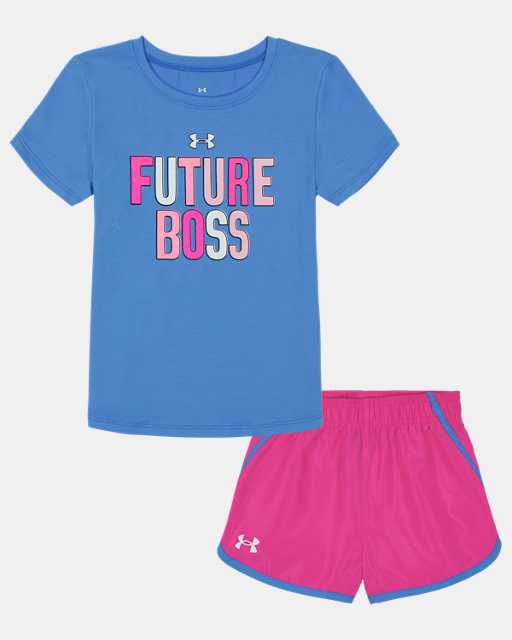 Toddler Girls' UA Future Boss Shorts Set